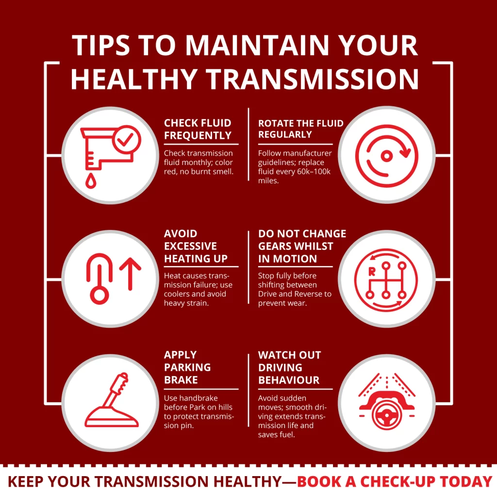 Tips to Maintain Your Healthy Transmission