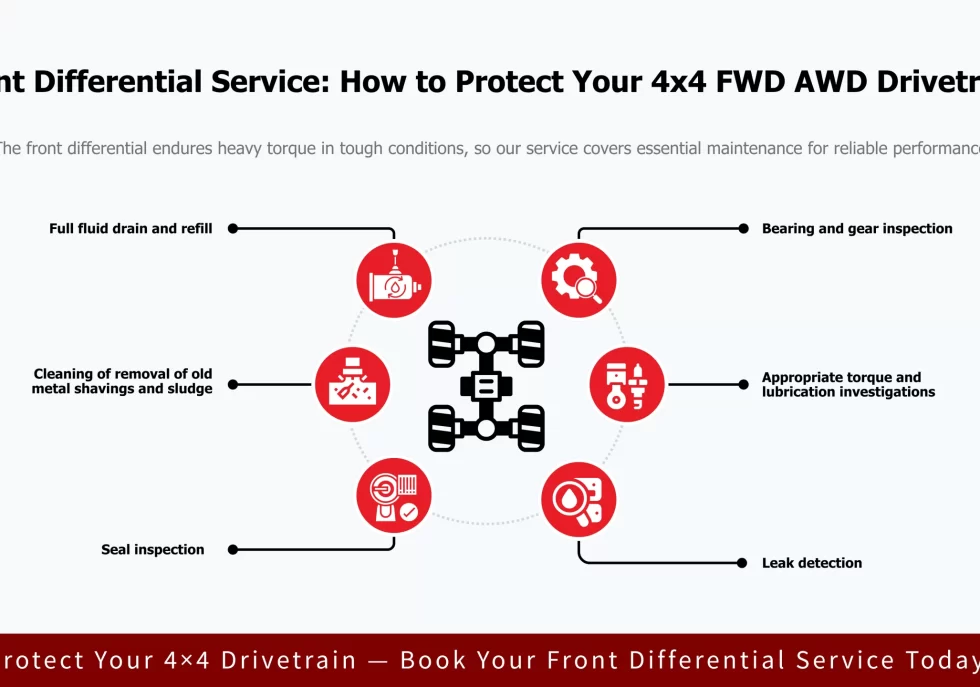 Front Differential Service How to Protect Your 4x4 FWD AWD Drivetrain