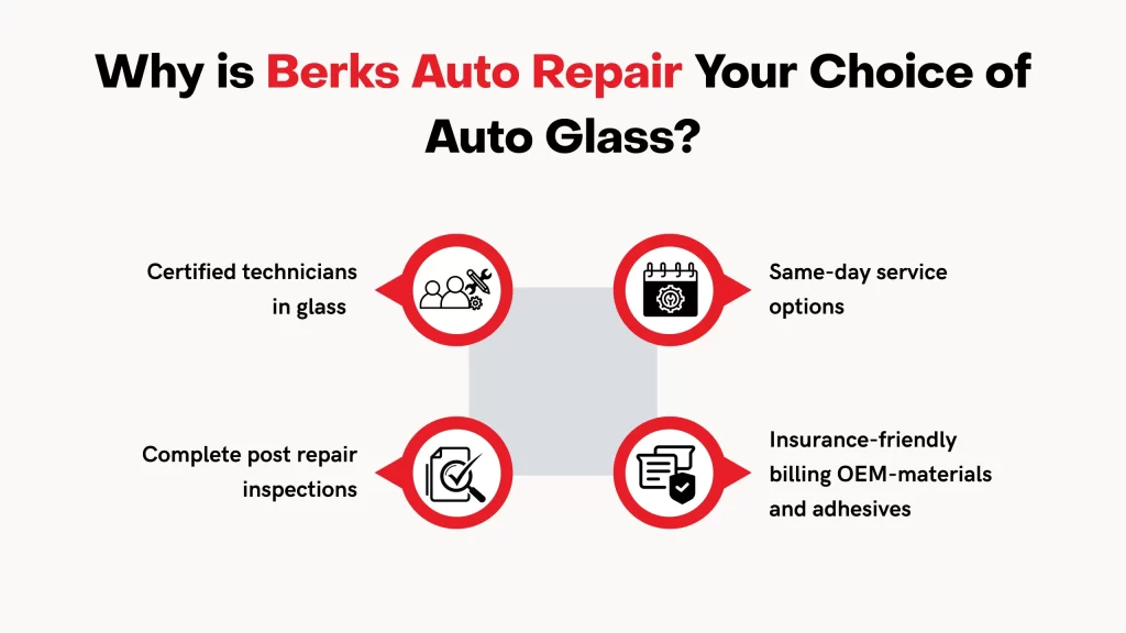 Why is Berks Auto Repair Your Choice of Auto Glass