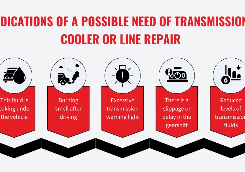 Indications of a Possible Need of Transmissions Cooler or Line Repair