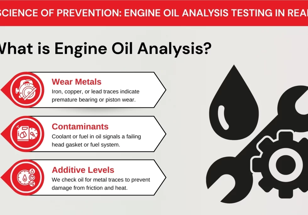 The Science of Prevention Engine oil Analysis Testing in Reading
